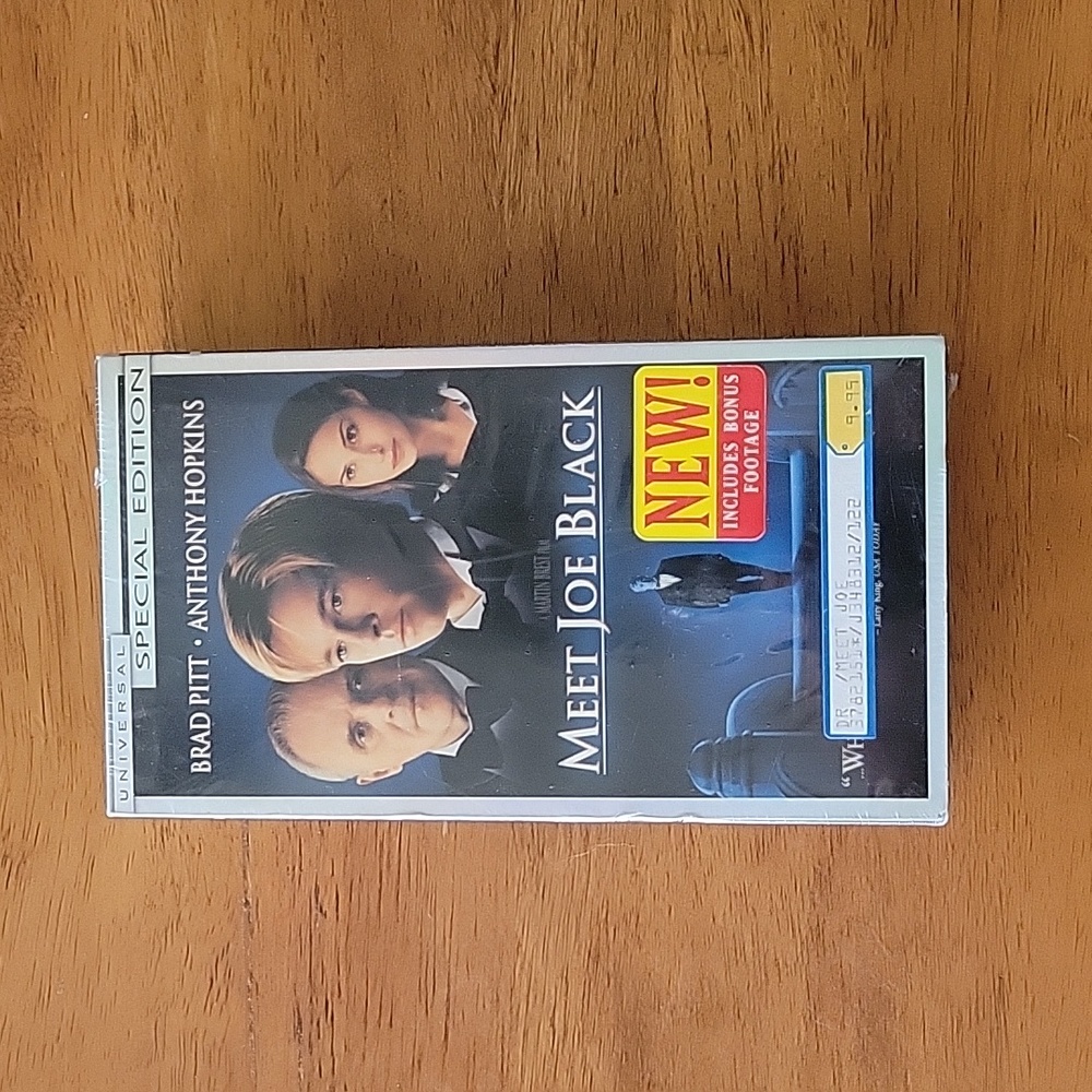 Meet Joe Black VHS tape